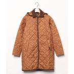 「LAVENHAM」 キルティングブルゾン 36 ブラウン レディース