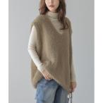 [SUGAR BISKET] безрукавка tops свободный Brown женский 