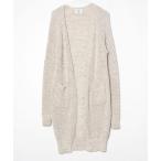 「NOBLE」 ニットカーディガン - ベージュ レディース