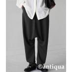 「antiqua」 サルエルパンツ FREE グレー レディース