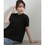 「N.（N. Natural Beauty Basic）」 半袖ブラウス MEDIUM ブラック系その他 レディース
