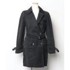 ショッピングgucci 「GUCCI」 トレンチコート 38 ブラック レディース