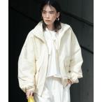 ショッピング秋 コート アウター 「再入荷」ビッグポケット中綿フォルムコート レディース