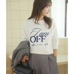 トレーナー スウェット RUSSELL×LOUNA コンパクトスウェット レディース