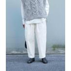 パンツ コーデュロイテーパードパンツ レディース