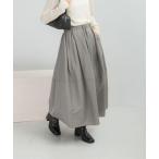 スカート ヴィンテージサテンギャザースカート