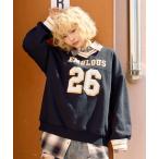 ショッピング綿100% トレーナー  「LTXC」「綿100％」裏起毛ナンバールーズスウェット キッズ 子供服 女の子