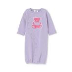 ベビー服 ロンパース ベアプリントスウェット2WAYオール