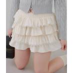 ショッピングアンドミー スカート レースフリルミニスカート