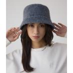 帽子 ハット ミックスシャギーバケットハット レディース
