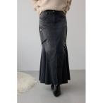 デニムスカート AZUL DENIM ダメージマーメイドスカート