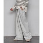 ショッピング楽 パンツ 「楽・美・軽」イージーワイドパンツ「手洗い可能」 レディース