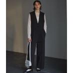 サロペット オーバーオール テーラードオールインワン レディース