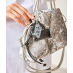 ショッピングキーホルダー キーホルダー プレート付きバッグチャーム