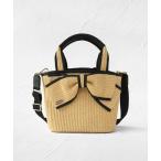 かごバッグ カゴバッグ BIG RIBBON SUMMER POCHETTE かごバッグ