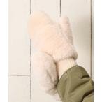 ショッピングミトン 手袋 ファーミトングローブ レディース