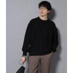 セーター ニット コットンMIXバルキーカノコクルーネックニット メンズ