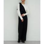 サロペット オーバーオール 「HERITANOVUM」スリーブレスニットコンビネゾン レディース