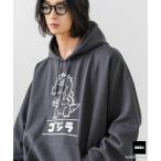 ショッピングnixon パーカー 「GODZILLA/ゴジラ」ゴジラ キングギドラ オリジナルデザイン ビッグシルエット 裏起毛 プルオーバーパーカー フーディー ドロップシ