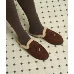 ローファー Fake Leather Loafer Mules/フェイクレザーローファーミュール レディース