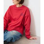 ショッピングスウェット トレーナー スウェット 「追加」「25AW新作」刺繍ロゴスウェット レディース