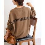 ショッピングアクリル ニット セーター 「WEB限定追加」バックロゴニットプルオーバー レディース