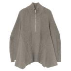 ニット セーター 「UN3D./アンスリード」PIN TUCK HALF ZIP