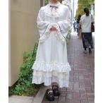 ショッピングブローチ ワンピース ジャボブローチ付ロングＯＰ