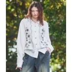 シャツ Flower embroidery shirts/フラワーエンブロイダリーシャツ メンズ