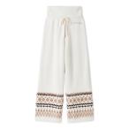 パジャマ ルームウェア ノルディックロングパンツ レディース