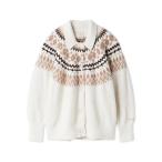 パジャマ ルームウェア ノルディックカーディガン レディース