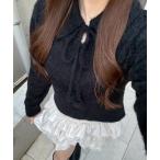 ショッピングアンドミー ニット セーター 「HolidayCollection」フェザーポロニット レディース