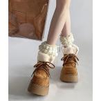 ショッピングもこもこ ブーツ 厚底ムートンブーツもこもこショートブーツ レディース