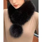  защита горла "neck warmer" шарф снуд pompon имеется искусственный мех muffler теплый женский 