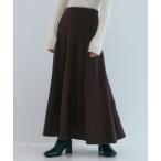 ショッピングカシミア スカート 「WRAPINKNOT/ラッピンノット」「STUDIOUS別注」 CASHMERE FLARE LONG SKIRT/カシミアフレアロングス