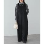 ショッピングオールインワン オールインワン ウール混リバーオールインワン レディース