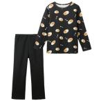 ショッピングパジャマ パジャマ ニットキルト　長袖パジャマ　ルームウェア キッズ 子供 男の子 女の子