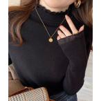 ショッピングフリル ニット セーター フリルハイネックニットトップス レディース