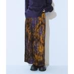 スカート タイダイベロアナロースカート/621534