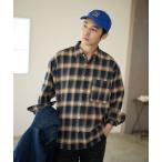 ショッピング柄 シャツ アソート柄ネルチェックシャツ メンズ