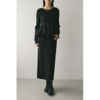 ワンピース 2ピースバルーンペプラムニットワンピース