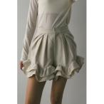 パンツ フリルヘムショートパンツ レディース