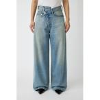 ジーンズ デニム デニムパンツ CROSS WAIST WIDE STRAIGHT(S) / クロスウエストワイドストレート ショートサイズ レディー
