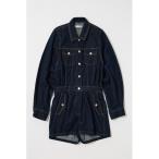 オールインワン 「26年SS新作」DENIM SHORT ジャンプスーツ レディース