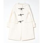 [green label relaxing] полупальто "даффл коут" 38 "теплый" белый женский 