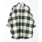 ショッピングINDIVIDUALIZED 「BEAMS BOY」 シャツワンピース「INDIVIDUALIZED SHIRTSコラボ」 ONE SIZE グリーン レディース