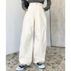 [moment+] Denim брюки L слоновая кость женский 