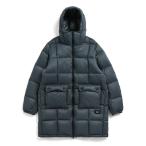 「TAION」 ダウンコート M ダークグレー メンズ