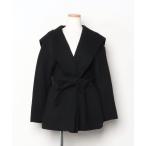 「ROPE'」 チェスターコート 38 ブラック レディース