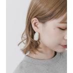 ショッピングモコモコ ピアス モコモコフープピアス レディース